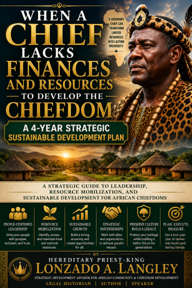 When a Chief Lacks Finances and Resources to Develop the Chiefdom is a practical leadership handbook written specifically for chiefs, kings,